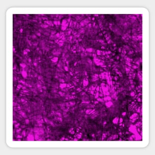 Abstract bright purple batik crushed texture print design Sticker